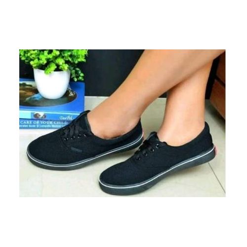 Classic laced up Verse rubber shoes - Black