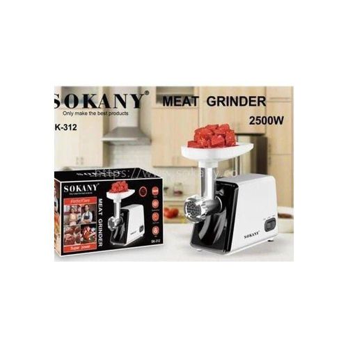 Multicolour 2500W Electric Meat Grinder & Mincer – Heavy-Duty Meat Processing Machine with Multiple Mincing Plates, Sausage Maker and Food Preparation Accessories