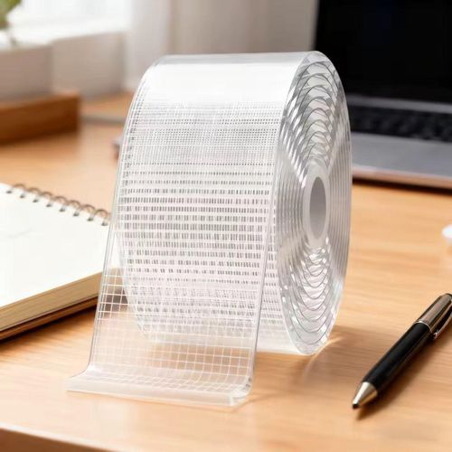 High-viscosity mesh nano double-sided tape