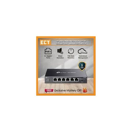 OMADA 6-PORT GIGABIT EASY MANAGED SWITCH WITH 4-PORT PoE+
