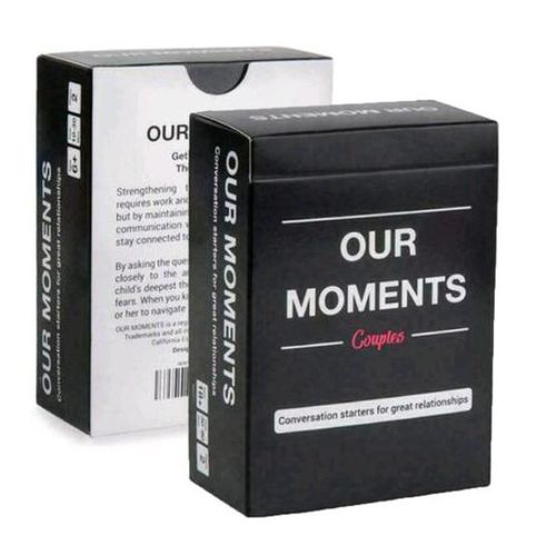 Our Moments Couples Card Game Conversation Starters For Great Relationships