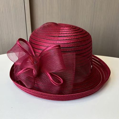 Kentucky Church Derby Bowler Cloche Hat