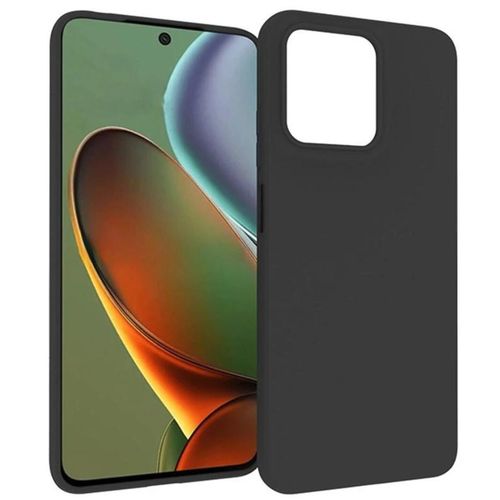 Soft Flexible Silicone Case for Motorola Moto G15 4G Soft Silicone Back Cover Shockproof Anti-Scratch Slim TPU Protective Back Cover Black