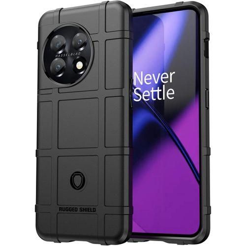 Slim Fit Phone Case For OnePlus 11 5G, Rugged Shield Outdoor Case With Military Grade Shockproof,Drop-Tested And Camera Lens Protection For OnePlus 11 5G, HD Black