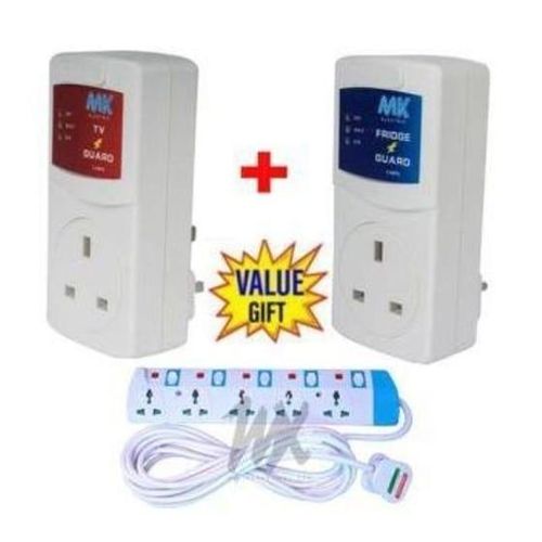 QUALITY HOME BEST FRIDGE GUARD +TV GUARD+ FREE 5 WAY POWER EXTENSION-BLUE