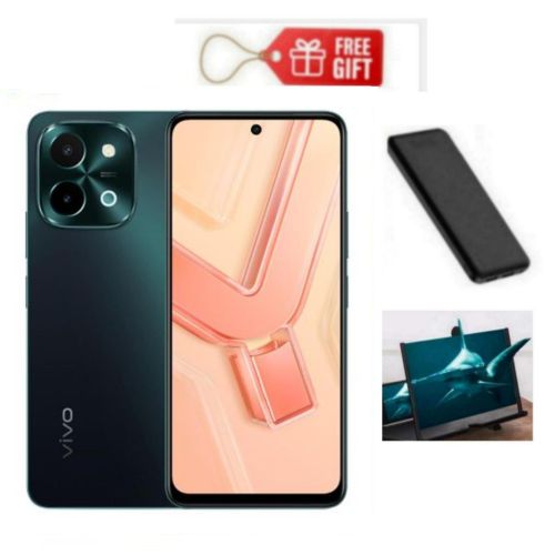 Y28 - 6.64", 8GB RAM + 256 GB, 50MP' Dual SIM 6000mAh , Agate Green + Magnifier & Power Bank