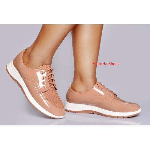 Ladies Quality Wedge Official Brogues