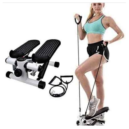Mini Stepper Exercise Machine with Resistance Band For Weight Loss