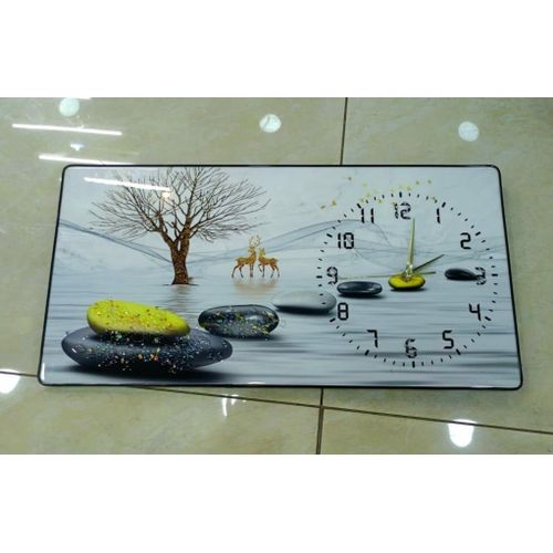 Crystal porcelain decorative painting with clock