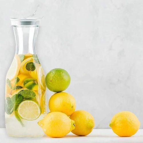 Juice Carafe 1.5 Liters With Lids Airtight Drink Pitcher