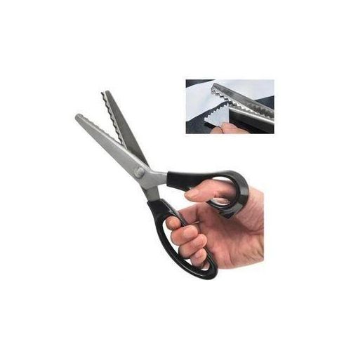 Professional Pinking Zigzag Shears – Serrated Fabric Scissors for Sewing, Tailoring, Dressmaking & Crafting