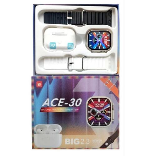 Ace 30 smart watch with 2 colours big eapods