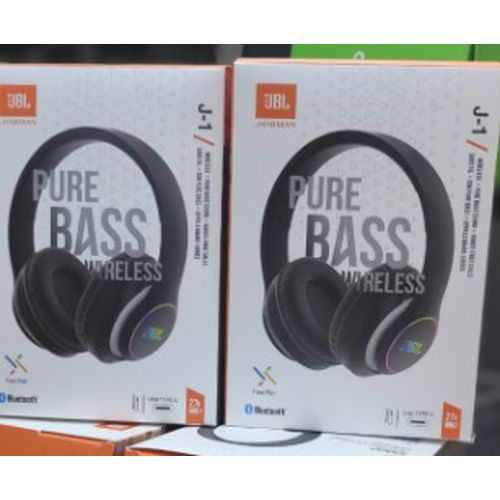 JBL J-1 Bluetooth Headphones – Deep Bass, 40 Hours Playtime & Dual-Device Switching