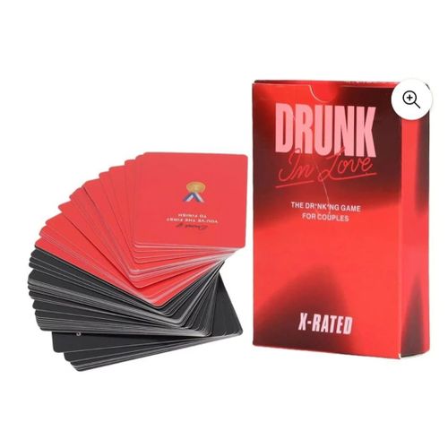 Drunk In Love Couples Drinking Board Game Romantic Date Night Card Game with Spicy Dares Fun Adult Party Game for Couples Lovers