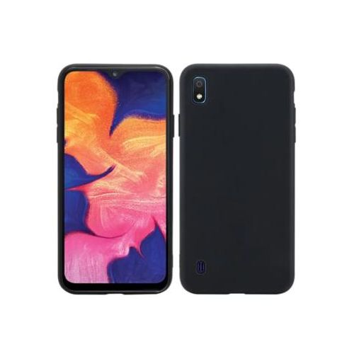 Soft Silicone Back Cover for Samsung Galaxy A10 - Black, anti-fingerprint, anti-scratch, durable silicone case