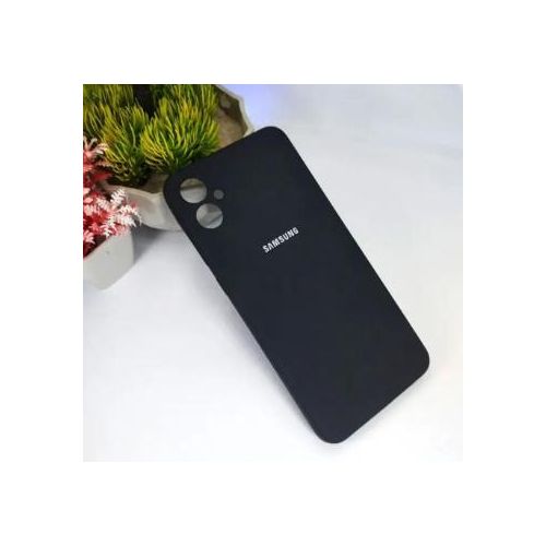 Samsung Galaxy A06 Case Black - Elegant Slim Silicone Phone Cover, Shockproof Anti-Fingerprint Protector