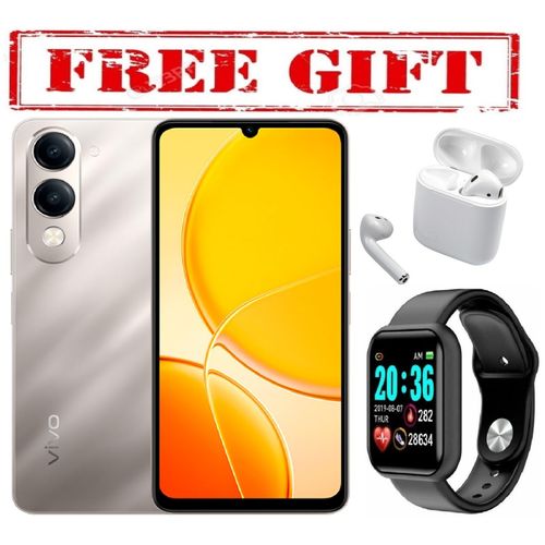 Y04 674 64GB ROM 4GB RAM Upto 8GB RAM 5500mAh Dual Sim 13MP COMES WITH FREE GIFTS AIRPODS SMART WATCH FOR YOU