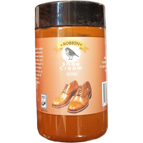 SHOE CREAM Brown SHINES PROTECTS RESTORES Leather & Faux Shoes nk