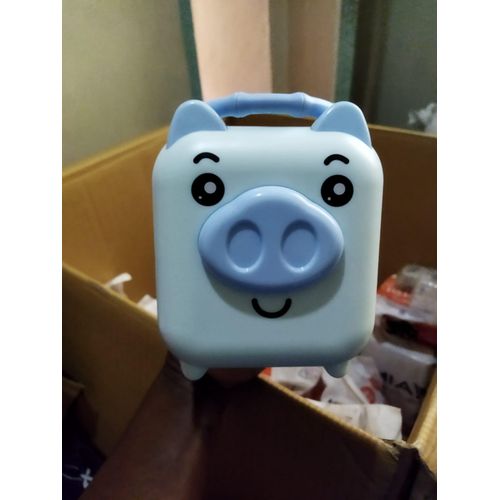 Cute Piggy-shaped Safe With Pig Lock For Kids