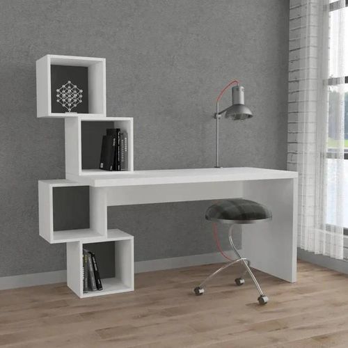 BALANCED MODERN WOODEN TV STAND & DESK
