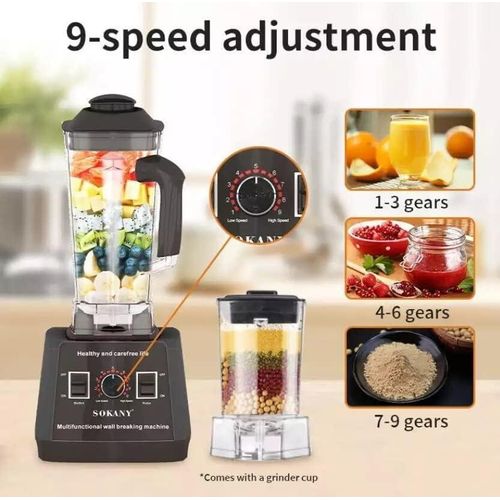 Heavy Duty 2 In 1 Commercial Professional Blenders With A Grinder 5000Watts, 2.5Ltrs