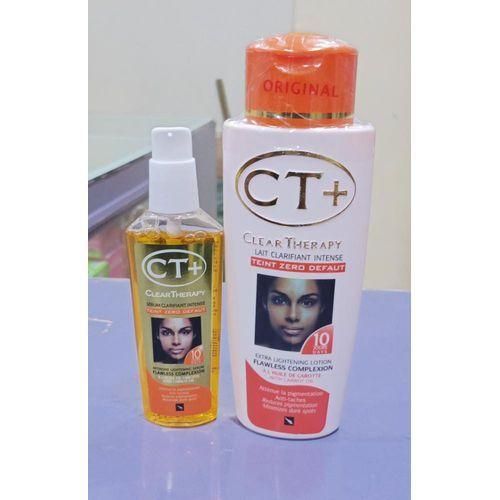 Clear Therapy Lotion With Carrot Oil + Serum.