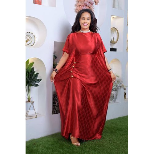 Red Kaftan dress
