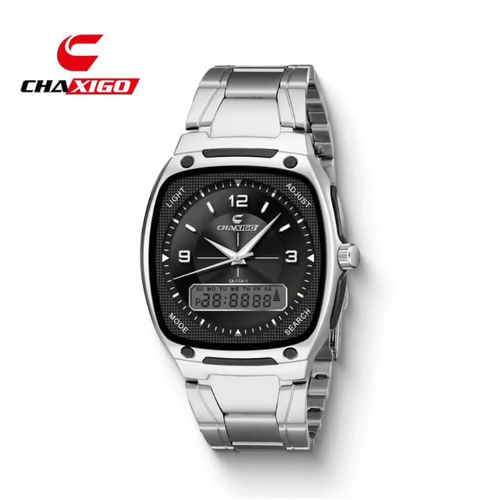 Classic CHAXIGO 6137 Watch Combining Quartz Accuracy and Digital Functionality