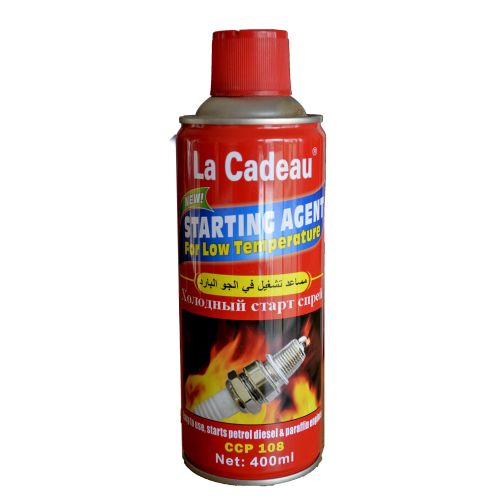 Fast Starting Fluid Spray In Low Temperature Starting Agent - Easy To Use Starts Petrol, Diesel & Paraffin Engines 400ml