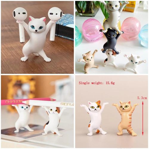 Dancing Cat Earphone pen Holder