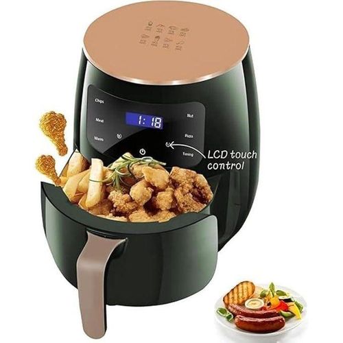 6L Digital Air Fryer 1400W – LED Touchscreen, Non-Stick Basket, Adjustable Temperature & Timer, Oil-Free Frying, Baking and Roasting Oven