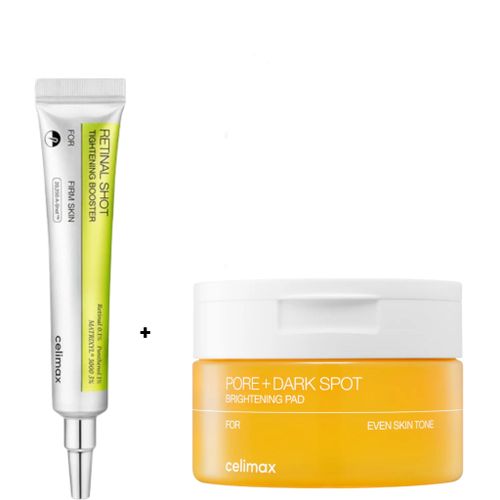 Retinal Shot Tightening Booster Cream Pore Dark Spot Pad80pads Moisturizes Lifts Firms Sagging skin Removes Wrinkles Fine Lines Fades Age Spots Removes Acne Marks Hyperpigmentation Dark Spots Exfoliates Brightens Glows Smooths Even