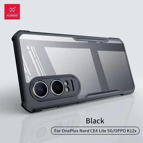 Transparent Xundo Airbag Shockproof + Dual Layer TPU + PC Hybrid Case for OnePlus CE4Lite 5G / OPPO K12x