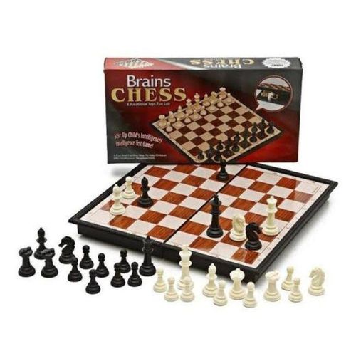 BRAINS MAGNETIC CHESS BOARD GAME /
