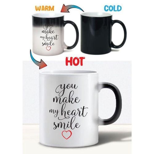 You make my heart smile colour changing mug