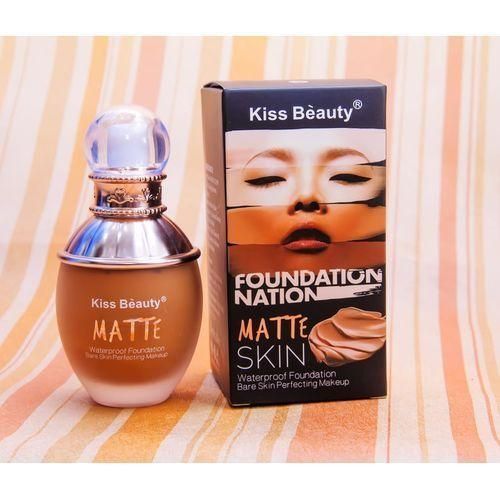 Kiss Beauty Foundation - Waterproof, 0.15 kg, Full Coverage, 24-Hour Wear, Suitable for All Skin Tones