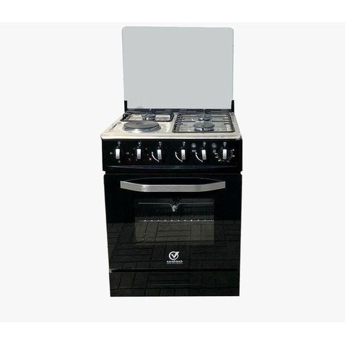 60 x 60, 3 Gas Pool Jet Burners + 1 Hot Plate, Free Standing Cooker + Electric Oven
