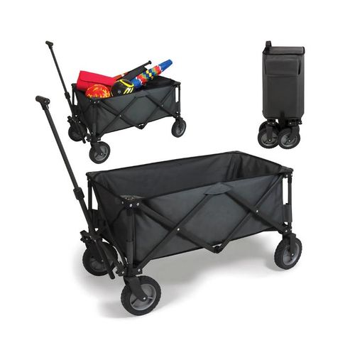Collapsible utility wagon, also known as an Adventure Wagon.
