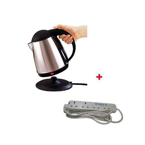 Cordless Elect Kettle With Free 4-Way Ext Cable