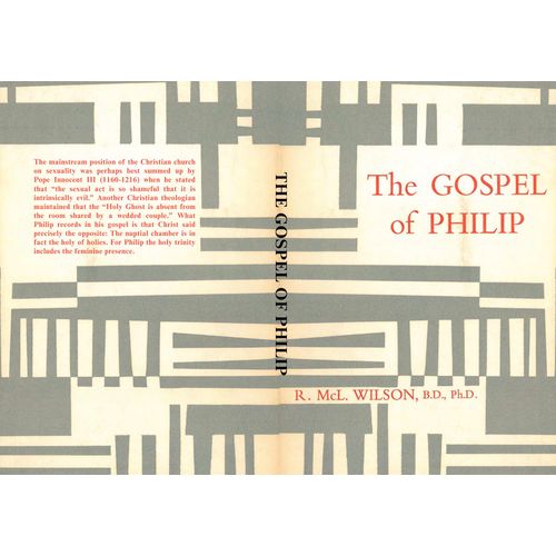 The Gospel of Philip Book By R McL Wilson