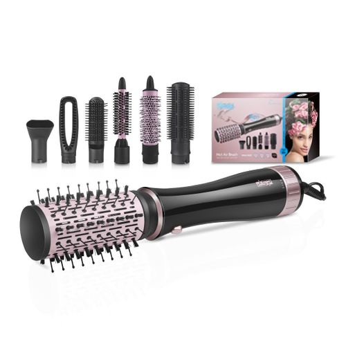 Hair Dryer Brush Air Styler, 7 in 1 Ionic Multi Styling Tools with Hot Air Straightener, Auto Wrap Curlers, Frizz-Free Volumizer, Fast Blow Drying Curling Straightening and Smoothing