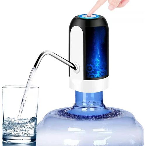 Water Bottle Pump 5 Gallon Electric Drinking Water Pump Portable Water Dispenser USB Charging Water Bottle Pump Water Bottle for Universal 2-5 Gallon Bottle
