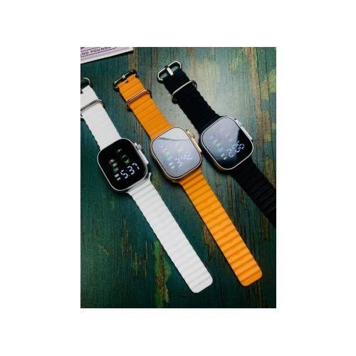 4 In 1 Smart Watch, 2 Different Straps, Bluetooth Calling, Free Earpods, Wireless Charging, For Men And Women