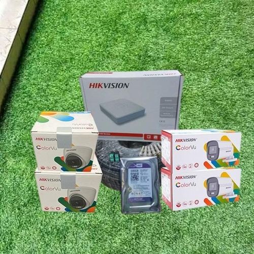 4 1080P Full HD 2MP 247 Full Time Colored Night Vision CCTV Cameras Complete Installation System Kit