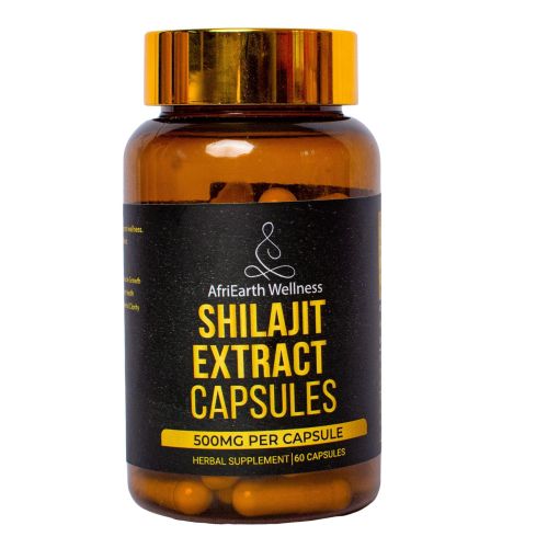 Shilajit Extract Capsules : Boost energy, stamina & overall wellness
