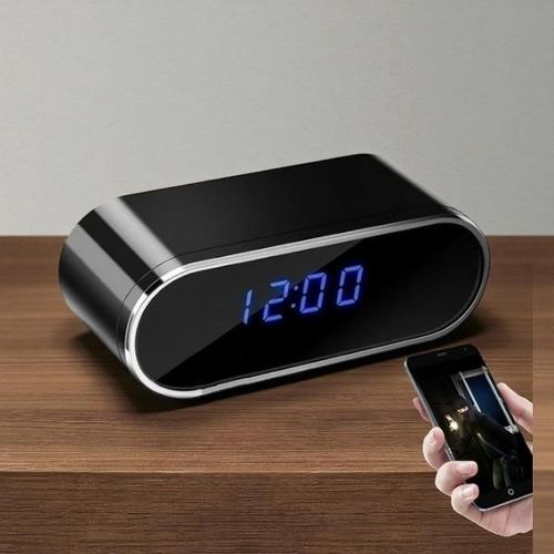 Enhanced Quality Hidden Design 1080P Full HD 4K WiFi Alarm Table Clock Hidden Spy Camera