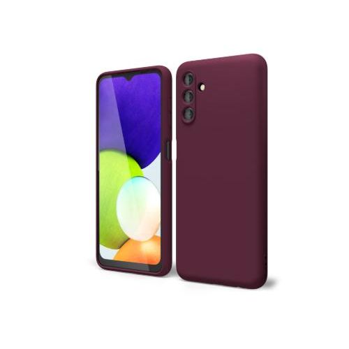Soft Flexible Silicone Case for Samsung Galaxy A13 5G Shockproof Anti-Scratch Slim TPU Protective Back Cover Maroon