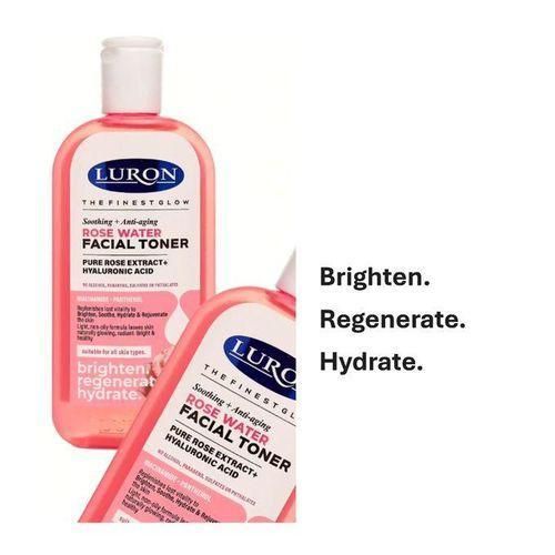 Luron Rose Water Facial Toner-Soothing + Anti-aging For All Skin Types