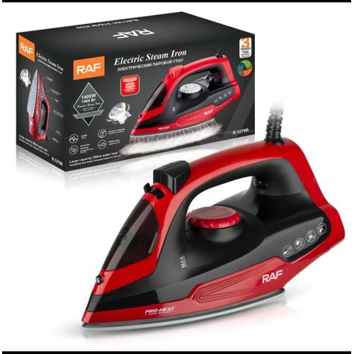 Professional Portable Garment Steamer Hand Held 1400W With Non-Stick Soleplate Adjustable Thermostat Control, Overheat Safety Protection And Variable Steam Control