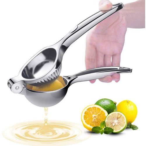Stainless Steel Heavy Gauge Lemon Squeezer - Silver